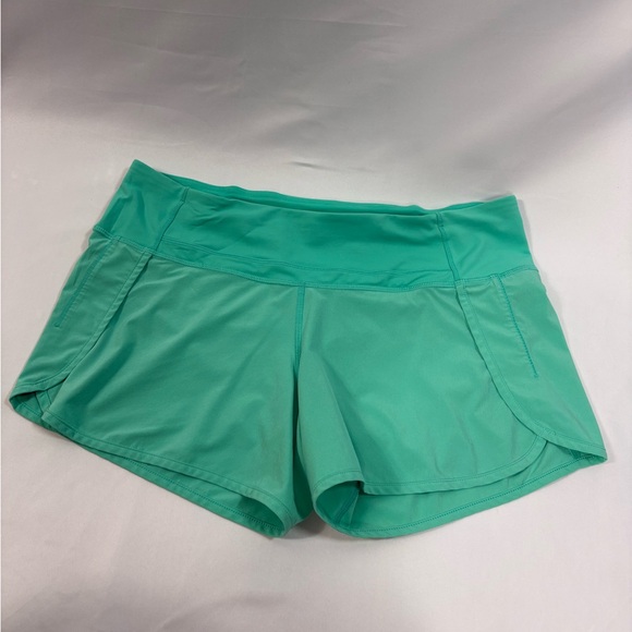Lululemon Athletica Teal Athletic Shorts - Picture 1 of 11